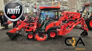 Kioti CX2530: Sub-compact tractor with factory-installed cabin!
