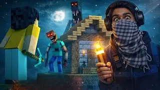 Horror Minecraft One Block Challenge 😬😲 MINECRAFT HORROR SURVIVAL