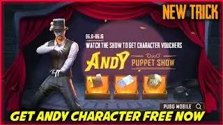 Andy character is here | How to unlock andy character free | Get 60 characters voucher free in pubg