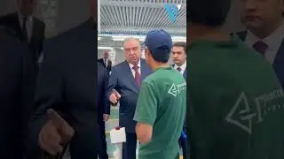 В Душанбе Эмомали Рахмон и Рустами Эмомали открыли швейную фабрику &laquo;Гулистони Душанбе&raquo;