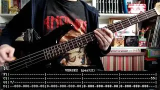 MANOWAR - Warriors of the world united (bass cover w/ Tabs) [full HD]