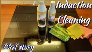 How to Clean Induction Cooktop | How to use HG kookplaat reniger and HG Extra sterk on Induction