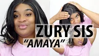 Zury Sis Heart Part Synthetic Hair HD Lace Front Wig - AMAYA |EBONYLINE.COM