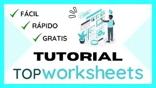Crea FICHAS INTERACTIVAS para tus alumnos | Rápido y FÁCIL | Tutorial TopWorksheets