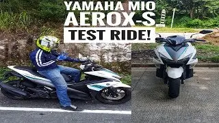 Yamaha Mio Aerox-S Test Ride at Kaybiang Tunnel | Suzuki Raider R150 Fi