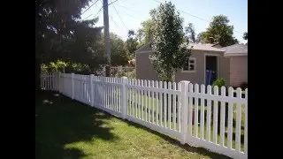 how to make garden fence vinyl lattice ?