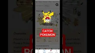 How To Catch Pokemon On Google | Catch Pokemon Google | How To Catch Pokemon In Google | Pokemon