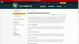 Clay County residents can apply for rent/utility assistance, starting Monday