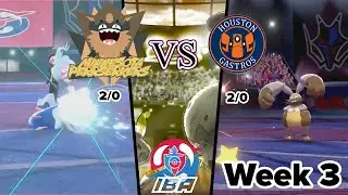 Our New Member Puts in Work!!! IBA Draft League Battle Week 3 | Pokemon Sword and Shield