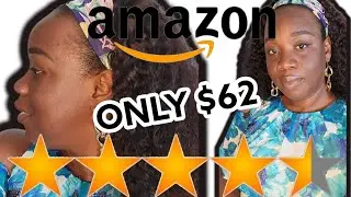 ONLY $62 -AMAZON AFFORDABLE HEADBAND WIG REVIEW| VERY SATISFIED
