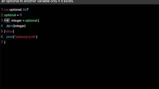 Learn Swift: Unwrap Optional with if let (Chapter 4 Lesson 5)