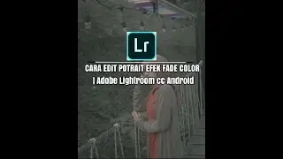 CARA EDIT POTRAIT EFEK FADE COLOR | Adobe Lightroom cc Android