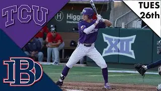 Dallas Baptist vs #20 TCU Highlights (GREAT GAME) | College Baseball Highlights 2022