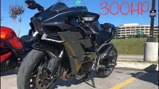 320HP Kawasaki H2 Test Ride 300km/h (Motovlog)