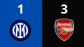 INTER-ARSENAL 1-3 ~ L'INTER CROLLA CONTRO UN GRANDE ARSENAL!! - CON LAVAGNA TATTICA