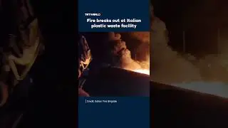 Fire breaks out at Italian plastic waste facility