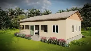Sailyajit Vastu&trade; Budget Friendly Village 3 Bedroom, Kitchen, and Bathroom Small House Design for a C
