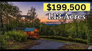 Log Cabin for $199K in North Carolina, Cozy Mountain Cabin Tour