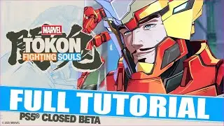 Marvel Tokon Closed Beta Tutorial Playthrough #marvel #arcsystemworks #fightinggames