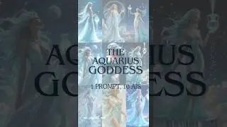 One goddess. One prompt. 10 AI art tools | Aquarius | Zodiac Goddess Series