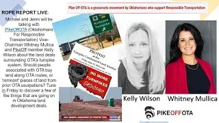 Land Deals Associated With OK Turnpike Authority - Kelly Wilson/Whitney Mullica; ROPE Report Live!