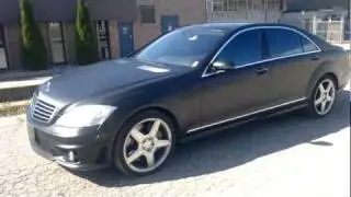Mercedes-Benz S65 | Matte Black Wrap | restyleit.ca