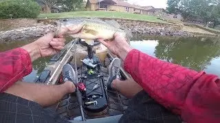 Bass fishing Morse Reservoir Indiana