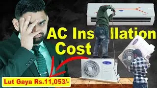 Carrier AC Installation Cost | Expensive AC Installation | Carrier 1Tn AC Installation | Copper Pipe
