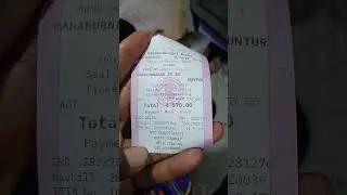 Mahabubnagar To Guntur TGSRTC Deluxe Bus Ticket Fare #shorts