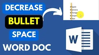 Как уменьшить расстояние между маркером и текстом в Microsoft Word