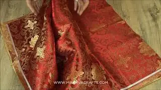 Chinese Satin Brocade Fabric