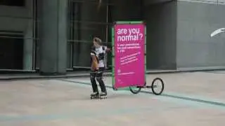 Outdoor advertising campaign with AdBicy