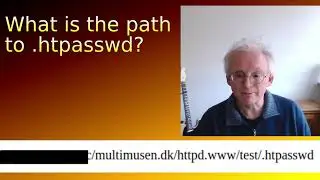 What is my path to .htpasswd?