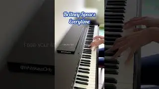 @britneyspears #Everytime played using white keys only #shorts