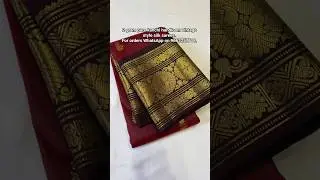 #2gram #pure #kanchi #handloom #vintagestyle #silksarees #handloomsarees #vintagesaree #silksaree