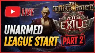 POE 2 0.3🔴League Starter UNARMED MONK Build - Hollow Palm PART 2🔴Path of Exile 2