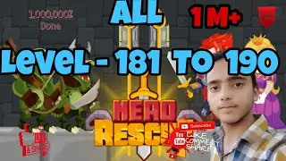 HeroRescue-walktrough All levels - 181 to 190 -Gameplay ,android , iOS  by Anas Faruqi