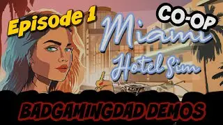 Miami Hotel Sim Demo Episode 1 #miamihotelsim #simulator #gaming #couple