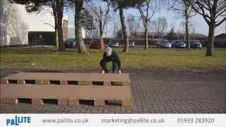Pallite pallets and collapsible pallet boxes