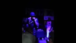 DJ babyslimm watching DJ PAUL at #SXSW2015