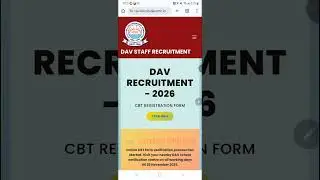 DAV CBT Exam Online Fee Payment Steps