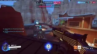 OVERWATCH gameplay - play rank, loss streak, Get tilted, end game. :)