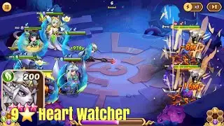 IdleHeroes: Trial of Gluttony With and Without Heart Watcher
