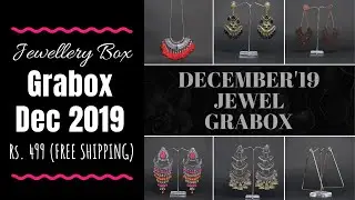 Jewel Grabox December 2019 @499 | Indian Jewellery Subscription | Unboxing & Review