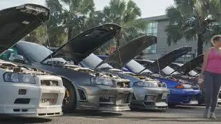 Swerv block party Orlando 2025 car show stance slammed and modified automotive culture 