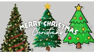 How to draw Christmas tree easy pencil sketch step by step for kid's 