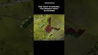 How did Hannibal trap the Roman army at Cannae? ⚡️