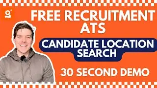 Run A Candidate Location Search - 30 Second Demo - Free Recruitment ATS
