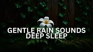 Gentle Rain Sounds For Sleeping: Deep Sleep & Anxiety Relief Tonight