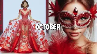🥳Choose your Birthday Month and see your Party Eye Mask & Fairy Dress👓👗🎉😘